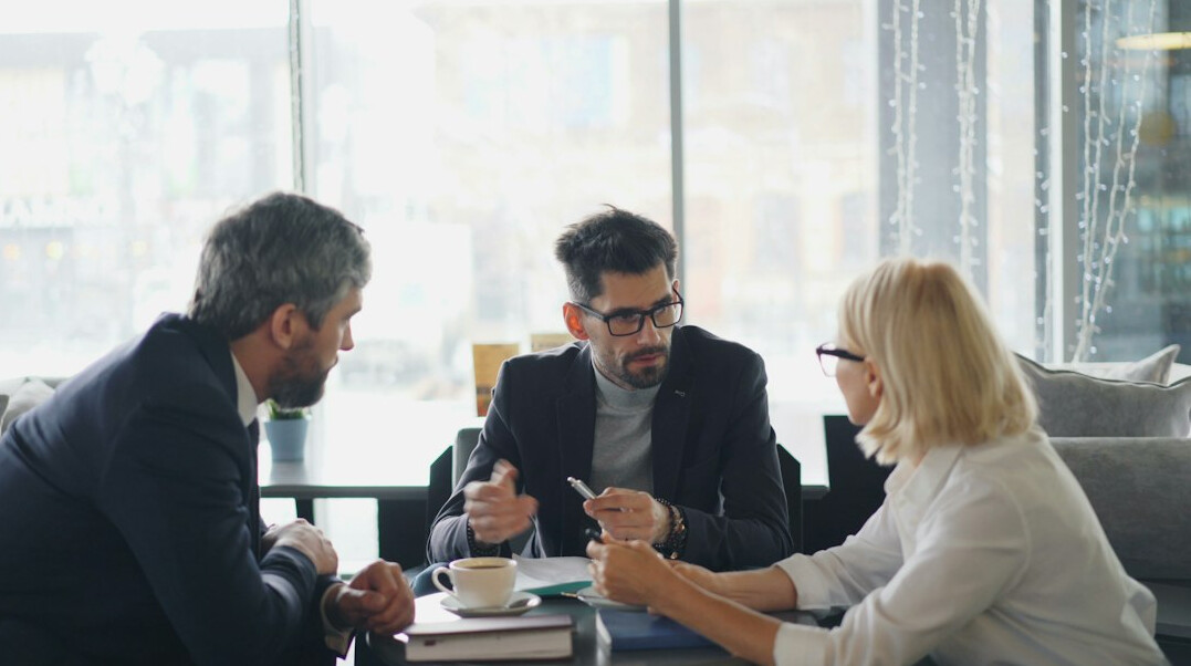 business professionals collaborating