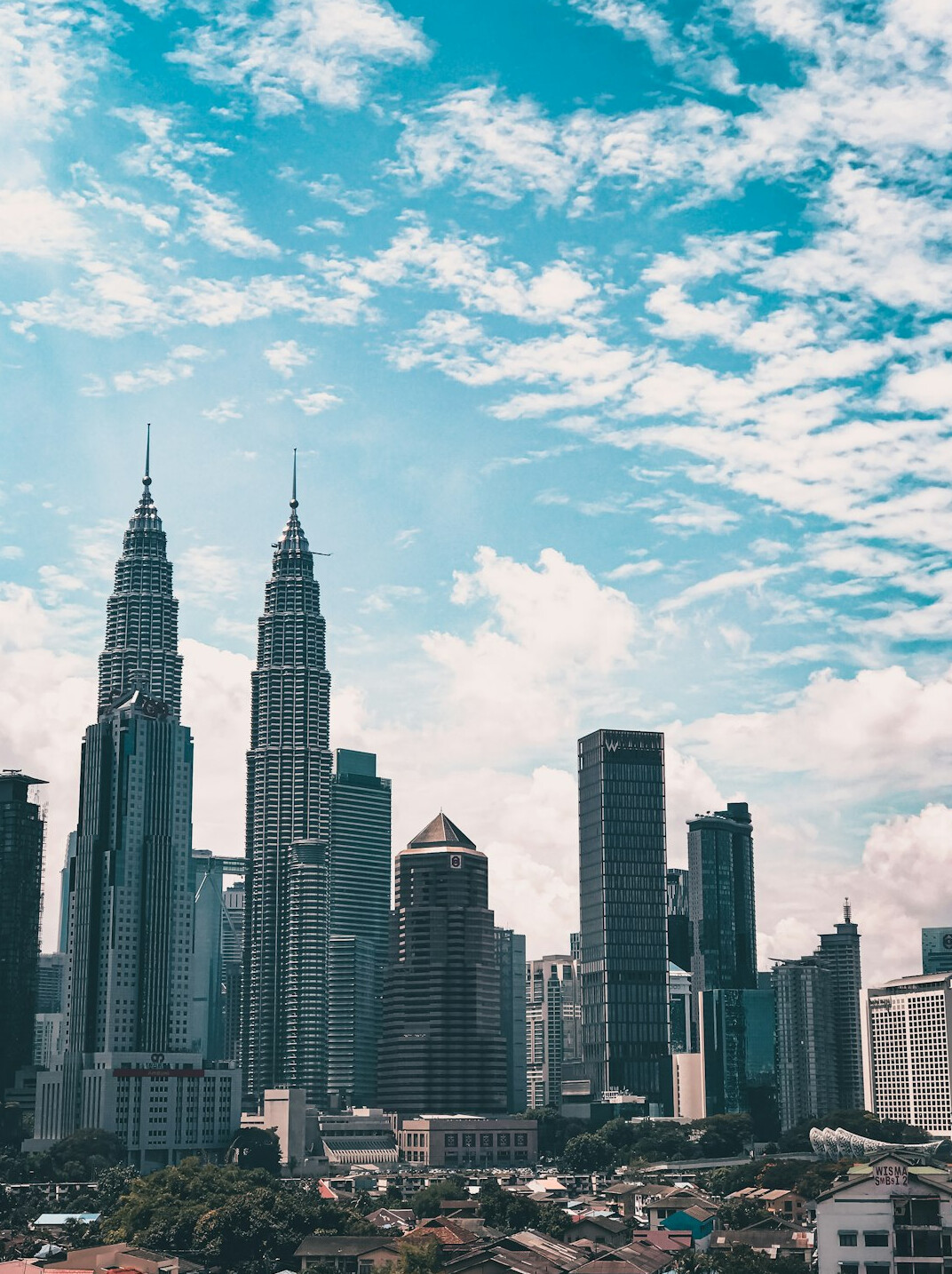 Modern open-plan software development office in Kuala Lumpur